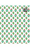 Notebook Lined: Notebook Cute Cactus: Notebook blank paper ruled: Notebook Journal Diary, 120 Lined pages, 8" x 10"