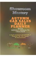 AUTUMN Car Sales Daily Planner with Results Tracker
