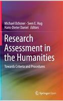 Research Assessment in the Humanities