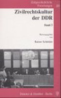 Zivilrechtskultur Der DDR