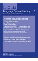 Norms in Educational Linguistics – Normen in Educational Linguistics