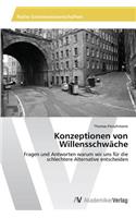 Konzeptionen von Willensschwäche
