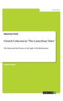 Church Criticism in 