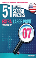 Sam's Extra Large-Print Word Search Games: 51 Word Search Puzzles, Volume 7: Brain-stimulating puzzle activities for many hours of entertainment(7 Sam's Extra Large-Print Word Search Games)