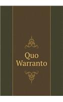 Quo Warranto