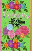 Flowers Adult Coloring Book
