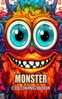 Monster Coloring Book for Adults