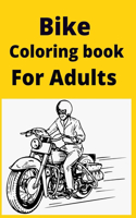 Bike Coloring book For Adults