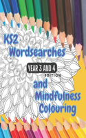 KS2 - Year 3 and 4 - Word Searches and Mindfulness Colouring