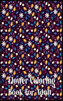 Flower Coloring Book Book For Adult