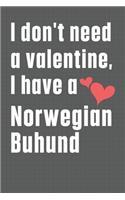 I don't need a valentine, I have a Norwegian Buhund: For Norwegian Elkhound Dog Fans