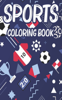 Sports Coloring Book