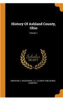 History of Ashland County, Ohio; Volume 1