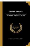 Pastor's Memorial