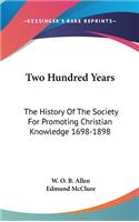 Two Hundred Years