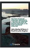 Study of English Literature