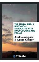 The Storm Bird: A Historical Silhouette with Background and Frame