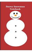 Snowy Snowman Notebook