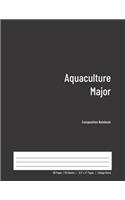 Aquaculture Major Composition Notebook: College Ruled Book for Students - Study, Write, Draw, Journal & more in this 110 page Workbook