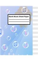 Blank Music Sheet Paper