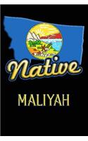 Montana Native Maliyah: College Ruled Composition Book