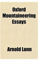 Oxford Mountaineering Essays