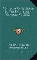 A History Of England In The Eighteenth Century V4 (1892)