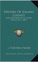 History Of Solano County