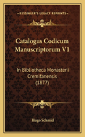 Catalogus Codicum Manuscriptorum V1