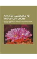 Official Handbook of the Ceylon Court