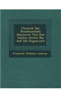 Chronik Der Residenzstadt Hannover Von Den Ltesten Zeiten Bis Auf Die Gegenwart