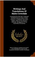 Writings And Translations Of Myles Coverdale