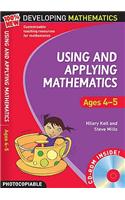 Using and Applying Mathematics: Ages 4-5