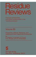 Properties, Effects, Residues, and Analytics of the Insecticide Endosulfan