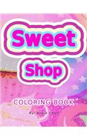 Sweet Shop Coloring Book