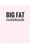 Big Fat Notebook (600 Pages): Lavender Blush, Extra Large Ruled Blank Notebook, Journal, Diary (8.5 x 11 inches)