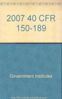 2007 40 CFR 150-189
