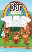 Bär Malbuch für Kinder