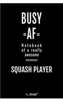 Notebook for Squash Players / Squash Player