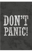 Don't Panic