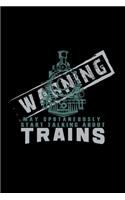 Warning may spontaneously start talking about train: 110 Game Sheets - 660 Tic-Tac-Toe Blank Games - Soft Cover Book for Kids for Traveling & Summer Vacations - Mini Game - Clever Kids - 110 Lined page
