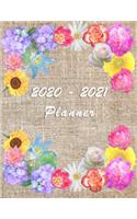 2020 - 2021 - Two Year Planner: Academic and Student Daily and Monthly Planner - July 2020 - June 2021 - Organizer & Diary - To do list - Notes - Month's Focus - Elegant Country Co