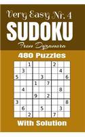 Very Easy Sudoku Nr.4: 480 puzzles with solution