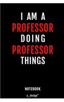 Notebook for Professors / Professor: awesome handy Note Book [120 blank lined ruled pages]