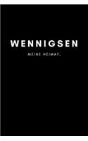 Wennigsen: Notizbuch - 120 Seiten DIN A5 (6x9 Zoll) - Punktraster, Punktiert, Dotted -Notizen, Termine, Ideen, Skizzen, Planer, Tagebuch, Organisation - Deine 