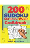 200 Sudoku Sehr Schwer Großdruck: Denkspiele Für erwachsene - Logikspiele Für Erwachsene