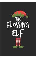 Funny Flossing Elf Christmas Notebook Gift
