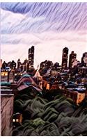 Weekly Planner: Night Coming Over New York City