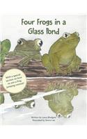 Four Frogs in a Glass Pond