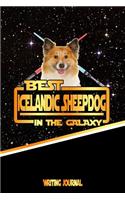 Best Icelandic Sheepdog in the Galaxy Writing Journal
